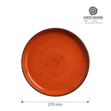 Farfurie cu margine inalta Dahlia, 270 mm Fine Dine