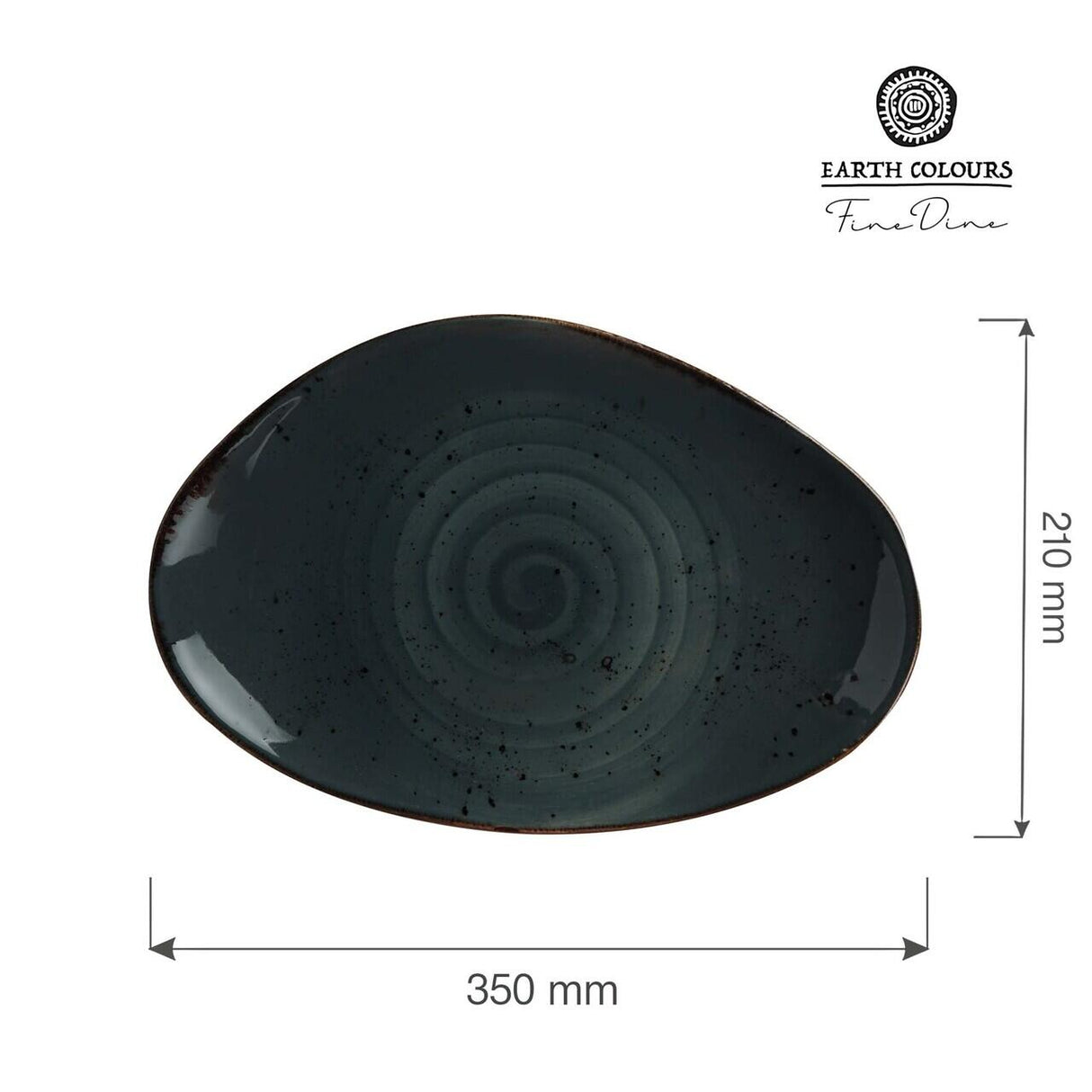 Farfurie forma organica Arando, 350x210mm Fine Dine