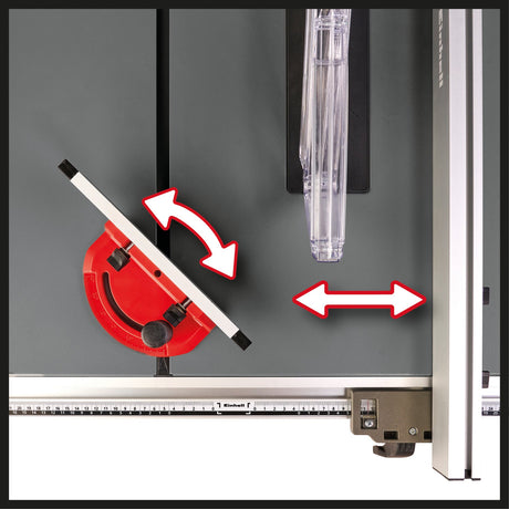 Fierastrau circular de banc Einhell TC - TS 254 eco, opritor paralel pentru taieri precise, opritor unghiular pentru taieri in unghi de 45°, carcasa si protectie pentru lama de Fierastrau cu racord pentru aspiratorul de rumegus Einhell - scule electrice si unelte profesionale - BricoMart