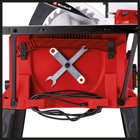 Fierastrau circular de masa Einhell TC - TS 254 U, 2200 W, inaltime de taiere 80 mm, lama de ferastrau Ø 254 mm, opritor unghiular, opritor paralel, extensie de suport, racord de aspirare a prafului Einhell - scule electrice si unelte profesionale - BricoMart