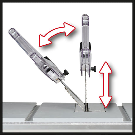 Fierastrau circular de masa Einhell TE - TS 254 T, 2000 W, pornire usoara, masa principala din aluminiu, extensie masa, ghidaj longitudinal, opritor unghiular, comutator de suprasarcina, reglare pana de despicare Einhell - scule electrice si unelte profesionale - BricoMart