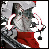 Fierastrau circular Einhell TE - SM 10 L Dual, 2100 W, lama de Fierastrau Ø 254 mm, latime de taiere 305 mm, adancime de taiere 85 mm, laser cu linie de taiere, inclinare a capului Fierastraului pe ambele parti Einhell - scule electrice si unelte profesionale - BricoMart