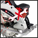 Fierastrau circular manual Einhell TC - CS 1410, 1.410 W, reglare fara unelte, despicator, incl. lama de Fierastrau din carbura de 190x30 mm Ø, compatibil cu sina de ghidare Einhell Einhell - scule electrice si unelte profesionale - BricoMart