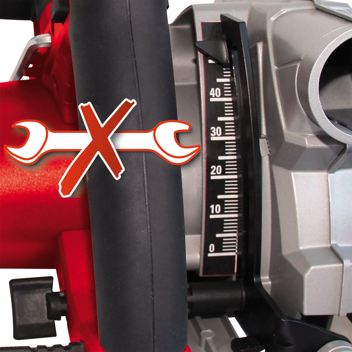 Fierastrau circular manual Einhell TE - CS 165, 1200 W, turatie la ralanti 5500 1/min, diametru maxim de taiere 55 mm, prindere moale, opritor de ghidare paralela, inclusiv lama de Fierastrau din carbura Einhell - scule electrice si unelte profesionale - BricoMart