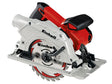 Fierastrau circular manual Einhell TE - CS 165, 1200 W, turatie la ralanti 5500 1/min, diametru maxim de taiere 55 mm, prindere moale, opritor de ghidare paralela, inclusiv lama de Fierastrau din carbura Einhell - scule electrice si unelte profesionale - BricoMart
