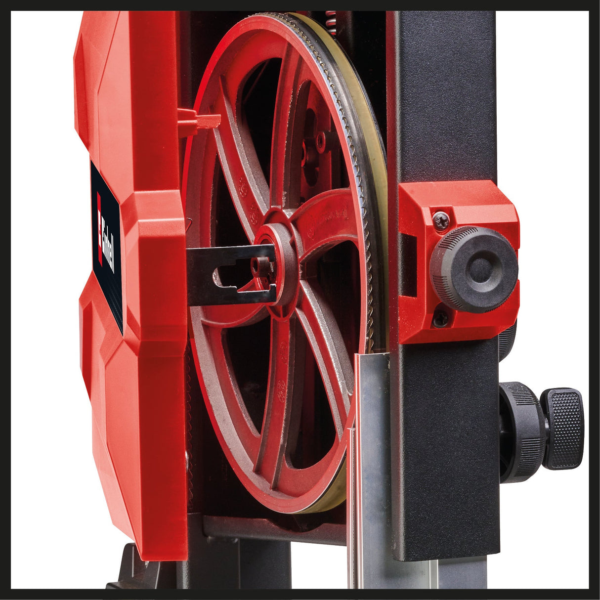 Fierastrau cu banda Einhell TC - SB 200 +, 300 W, schimbare banda fara unelte, opritor paralel, reglare inaltime, ghidaj robust banda Fierastrau, masa rabatabila continuu Einhell - scule electrice si unelte profesionale - BricoMart