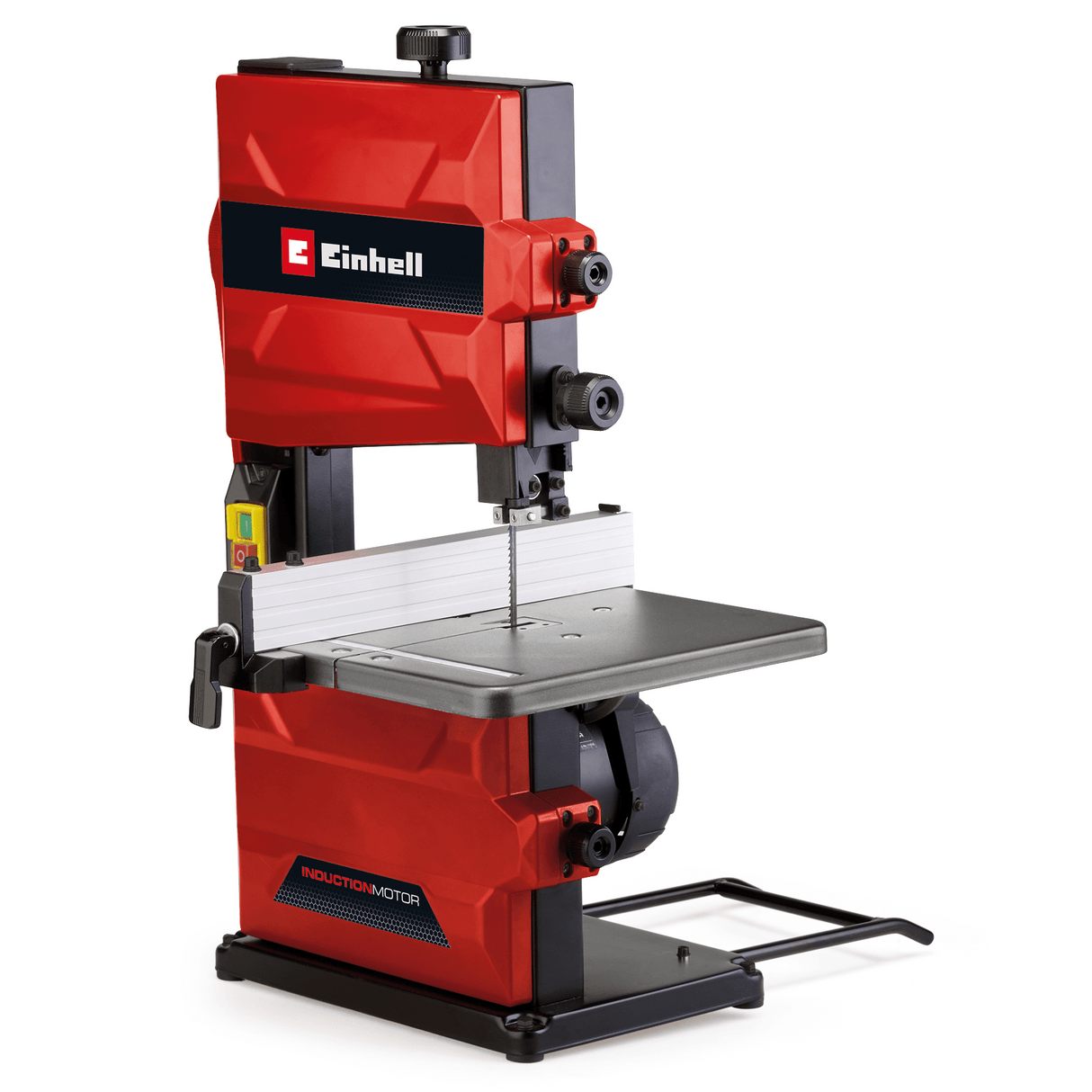 Fierastrau cu banda Einhell TC - SB 200/1, schimbare lama fara unelte, ghidaj paralel, reglare inaltime, ghidaj cu rulmenti, masa inclinabila infinit Einhell - scule electrice si unelte profesionale - BricoMart