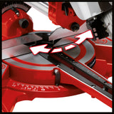 Fierastrau cu dubla tractiune, pentru taiere transversala si in unghi Einhell TC - SM 2131/2, max. 1.800 W, 4.900 rpm, functie de tractiune integrata, opritor piesa de lucru, dispozitiv de prindere, lama de Fierastrau cu varf de carbura, laser Einhell - scule electrice si unelte profesionale - BricoMart