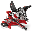 Fierastrau cu dubla tractiune, pentru taiere transversala si in unghi Einhell TC - SM 2131/2, max. 1.800 W, 4.900 rpm, functie de tractiune integrata, opritor piesa de lucru, dispozitiv de prindere, lama de Fierastrau cu varf de carbura, laser Einhell - scule electrice si unelte profesionale - BricoMart