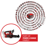 Fierastrau cu lant portabil pe acumulator Einhell Professional FORTEXXA 18/20 TH Power X - Change, Li - Ion, 18 V, motor fara perii, lama si lant de calitate OREGON de 20 cm, max. 3.800 rpm, fara acumulator sau incarcator Einhell - scule electrice si unelte profesionale - BricoMart