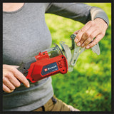 Fierastrau electric pe acumulator Einhell GE - GS 18/150 Li - Solo Power X - Change (18 V, grosime maxima de taiere 100 mm, inaltime de ridicare 20 mm, suport detasabil pentru ramuri, incl. 2x lama de Fierastrau, fara acumulator Einhell - scule electrice si unelte profesionale - BricoMart