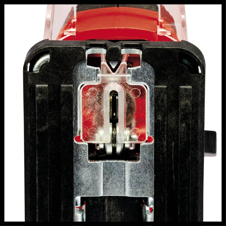 Fierastrau vertical pe acumulator Einhell TC - JS 18 Li (1x2,5 Ah Power X - Change (Li - Ion, 18 V, functie de cursa a pendulului, adaptor de aspirare, incl. 1x acumulator de 2,5 Ah, incarcator si geanta Einhell - scule electrice si unelte profesionale - BricoMart