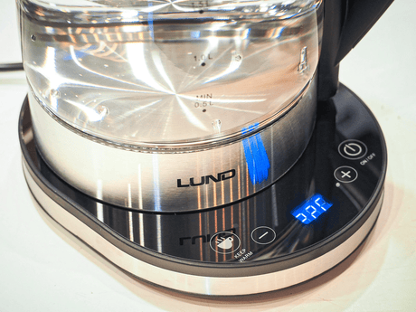 FIERBATOR, CANA DE STICLA, 1,8L, CONTROLUL TEMPERATURII Lund 68174 - Ceainice electrice, 2200W, 240V, 75cm Lund - scule electrice si unelte profesionale - BricoMart