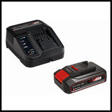 Foarfeca de iarba si arbusti pe acumulator Einhell GE - CG 18/100 Li T Kit Power X - Change (Li - ion, 18 V, maner telescopic, latime de taiere a lamei pentru iarba 100 mm, lama de foarfece pentru arbusti 200 mm, incl. 2,5 Ah + incarcator Einhell - scule electrice si unelte profesionale - BricoMart