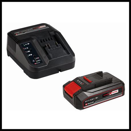 Foarfeca de iarba si arbusti pe acumulator Einhell GE - CG 18/100 Li T Kit Power X - Change (Li - ion, 18 V, maner telescopic, latime de taiere a lamei pentru iarba 100 mm, lama de foarfece pentru arbusti 200 mm, incl. 2,5 Ah + incarcator Einhell - scule electrice si unelte profesionale - BricoMart