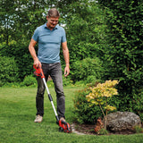 Foarfeca de iarba si arbusti pe acumulator Einhell GE - CG 18/100 Li T - Solo Power X - Change (Li - ion, 18 V, maner telescopic, latime de taiere a lamei pentru iarba 100 mm, lama de foarfece pentru arbusti 200 mm, fara acumulator sau incarcator Einhell - scule electrice si unelte profesionale - BricoMart