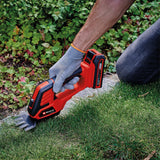 Foarfeca de iarba si gard viu pe acumulator Einhell GE - CG 18/100 Li - Solo Power X - Change, Li - Ion, 18 V, latime de taiere a lamei pentru iarba 100 mm, latime de taiere a lamei pentru arbusti 200 mm, fara baterie si incarcator Einhell - scule electrice si unelte profesionale - BricoMart