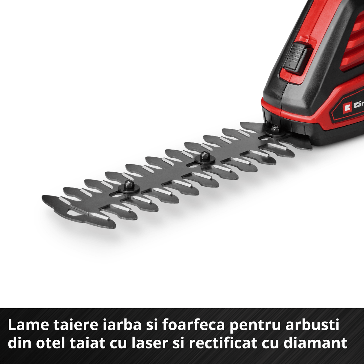 Foarfeca iarba si gard viu fara fir Einhell GE - CG 18/100 Li - 3 in 1 - Solo BricoMart - scule electrice si unelte profesionale - BricoMart