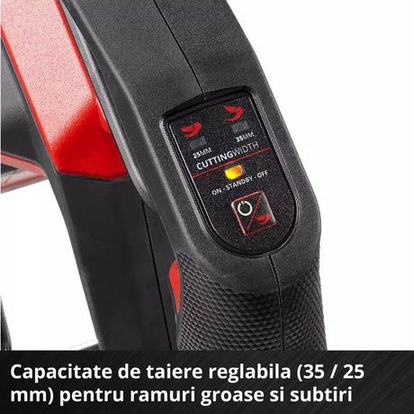 Foarfeci Pe acumulator pentru crengi Einhell Professional GP-LS 18/35 Li BL-Solo Power X-Change, 18 V, Brushless, ramuri pana la 35 mm, lame bypass, carlig metalic, maner Softgrip, fara baterie - imagine 6