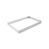 Forma dreptunghiulara din inox pentru patiserie si cofetarie, grosime 1.5 mm, Hendi, 585x385x(H)50mm
