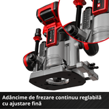 Freza multifuctionala pe acumulator Einhell Professional TP - RO 18 Set Li BL - Solo Power X - Change, 18 V, motor fara perii, reglare fina a adancimii de frezare, incl. accesorii + geanta, fara acumulator Einhell - scule electrice si unelte profesionale - BricoMart