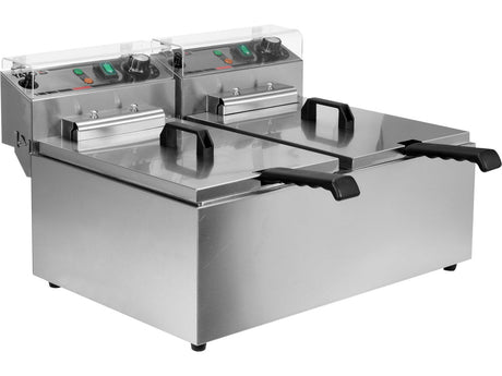 FRITEUZA 2X12L Yato YG - 04624 - Prajitoarele adanci, 2x11, 5L, 17L Yato - scule electrice si unelte profesionale - BricoMart