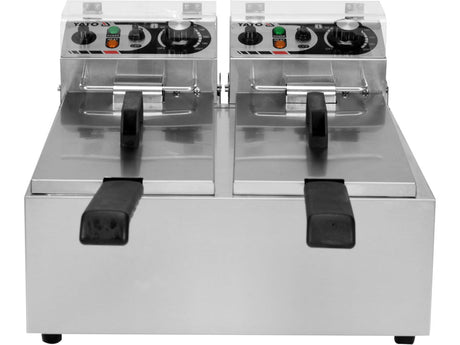 FRITEUZA 2X6L Yato YG - 04620 - Prajitoarele adanci, 2x3, 5L, 2,5L Yato - scule electrice si unelte profesionale - BricoMart