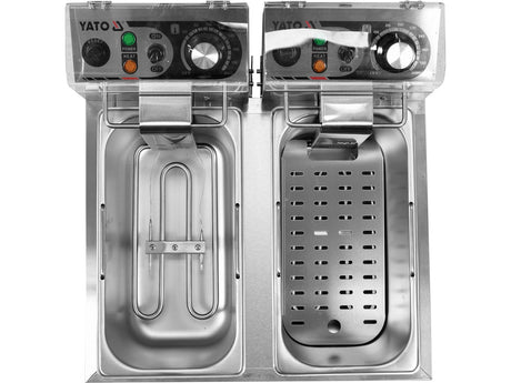 FRITEUZA 2X6L Yato YG - 04620 - Prajitoarele adanci, 2x3, 5L, 2,5L Yato - scule electrice si unelte profesionale - BricoMart