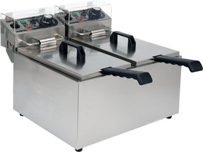 FRITEUZA 2X8L Yato YG - 04621 - Prajitoarele adanci, 3,2L, 5L, 2,0kW Yato - scule electrice si unelte profesionale - BricoMart