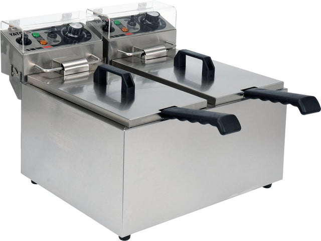 FRITEUZA 2X8L Yato YG - 04621 - Prajitoarele adanci, 3,2L, 5L, 2,0kW Yato - scule electrice si unelte profesionale - BricoMart