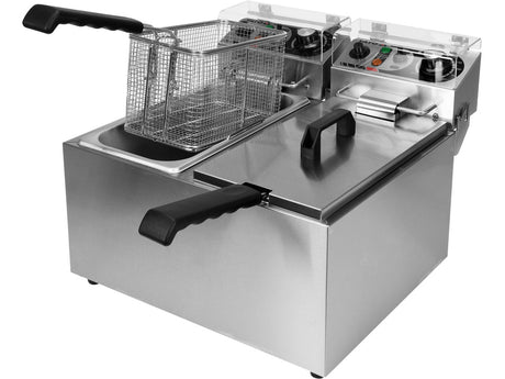 FRITEUZA 2X8L Yato YG - 04621 - Prajitoarele adanci, 3,2L, 5L, 2,0kW Yato - scule electrice si unelte profesionale - BricoMart