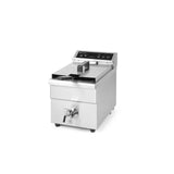 Friteuza cu inductie Hendi Kitchen Line, 8 lt, corp inox, 3500W, functie boost pentru incalzire rapida, Hendi, 290x485x(H)406mm
