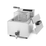 Friteuza MasterCook cu robinet scurgere - 8 lt