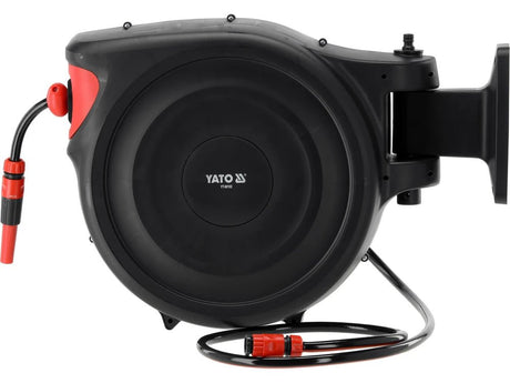 FURTUN DE APA PE TAMBUR AUTOMAT 40M Yato YT - 90102 Yato - scule electrice si unelte profesionale - BricoMart