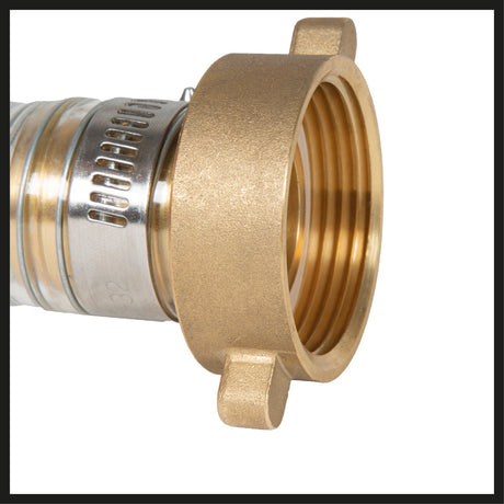 Furtun de aspiratie original Einhell de 4 m (accesorii pentru pompe, lungime 4 m, racord din alama 42 mm 1 1/4 inch IT, furtun armat cu sarma de otel) Einhell - scule electrice si unelte profesionale - BricoMart