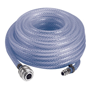 Furtun tesut original Einhell 10 m (accesorii pentru compresor, lungime 10 m, diametru interior 6 mm, filet interior R 1/4'', fabricat din tesatura PVC, presiune de lucru max. 15 bar) Einhell - scule electrice si unelte profesionale - BricoMart