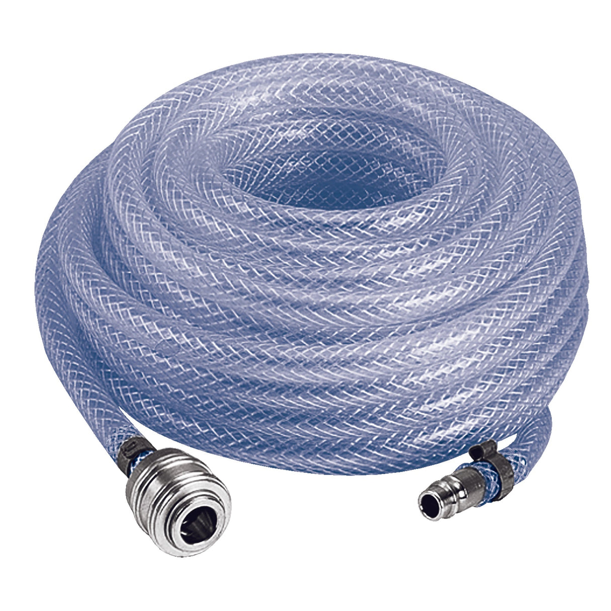 Furtun tesut original Einhell 10 m (accesorii pentru compresor, lungime 10 m, diametru interior 6 mm, filet interior R 1/4'', fabricat din tesatura PVC, presiune de lucru max. 15 bar) Einhell - scule electrice si unelte profesionale - BricoMart
