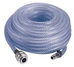 Furtun tesut Original Einhell 15 m (accesorii compresor, 15 m lungime, diametru interior 6 mm, filet interior R 1/4'', fabricat din tesatura PVC, presiune de lucru max. 15 bar) Einhell - scule electrice si unelte profesionale - BricoMart