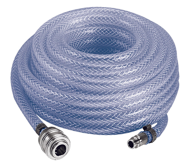 Furtun tesut Original Einhell 15 m (accesorii compresor, 15 m lungime, diametru interior 6 mm, filet interior R 1/4'', fabricat din tesatura PVC, presiune de lucru max. 15 bar) Einhell - scule electrice si unelte profesionale - BricoMart