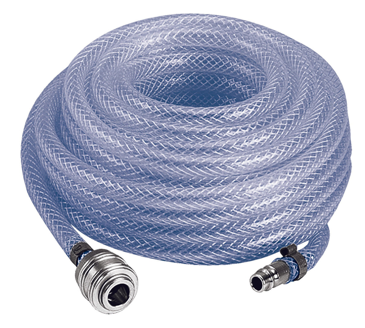 Furtun tesut Original Einhell 15 m (accesorii compresor, 15 m lungime, diametru interior 6 mm, filet interior R 1/4'', fabricat din tesatura PVC, presiune de lucru max. 15 bar) Einhell - scule electrice si unelte profesionale - BricoMart