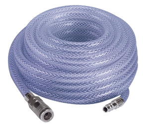 Furtun tesut original Einhell 15 m (accesorii pentru compresor, lungime 15 m, diametru interior 9 mm, filet interior R 1/4'', fabricat din tesatura PVC, presiune de lucru max. 15 bar) Einhell - scule electrice si unelte profesionale - BricoMart