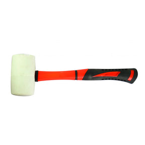 GADGET Ciocan cauciuc alb maner TPR 445g GD Capatul este fabricat din cauciuc foarte elastic Maner ergonomic Gadget - scule electrice si unelte profesionale - BricoMart