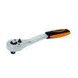 GADGET Clichet maner curbat 3/8"x199mm 72t CR - V GD Maner Bi - material pentru aderenta sporita Fabricat din Otel Cr - V Gadget - scule electrice si unelte profesionale - BricoMart