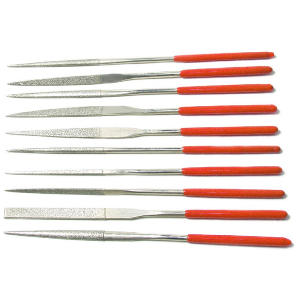 GADGET Pile diamantate 2"/ 50mm set 10pcs GD Material: oțel Mâner moale cauciucat Durabilitate ridicată Gadget - scule electrice si unelte profesionale - BricoMart