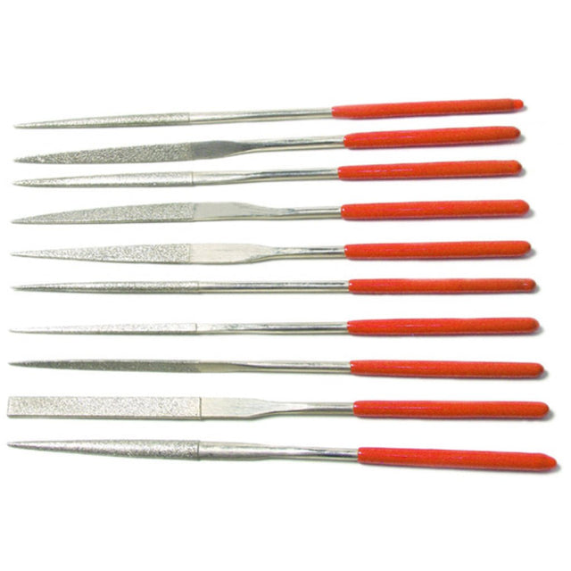GADGET Pile diamantate 2"/ 50mm set 10pcs GD Material: oțel Mâner moale cauciucat Durabilitate ridicată Gadget - scule electrice si unelte profesionale - BricoMart