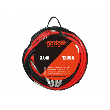 GADGET Set cabluri pornire 1200A 3,5m GD Ambalat in husa de plastic cu fermoar Gadget - scule electrice si unelte profesionale - BricoMart