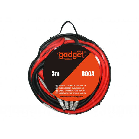 GADGET Set cabluri pornire 800A 3m GD Ambalat in husa de plastic cu fermoar Gadget - scule electrice si unelte profesionale - BricoMart