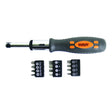 GADGET Set maner surubelnita cu clichet +biti 13 piese GD Maner util Schimbarea rapida a biti - lor Gadget - scule electrice si unelte profesionale - BricoMart