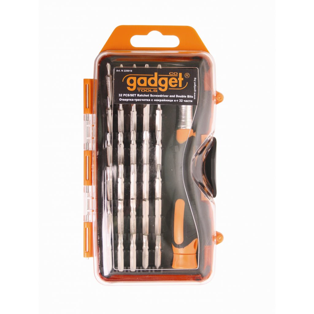 GADGET Surubelnita cu clichet 32 biti GD Cutie utila de depozitare Gadget - scule electrice si unelte profesionale - BricoMart