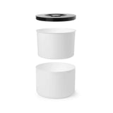 Galeata cu capac pentru gheata cu pereti dubli Hendi , capacitate 10 litri, diamertru 292x(H)220mm